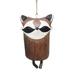 Herrnalise Vintage Home Decor Rustic Animal Wind Chimes Vintage Hanging Animal Wind Chimes Rustic Animal Wind Chimes for Outdoor Garden Farmhouse Decoration Gift for Mom Grandma Women - Lesser Panda