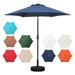 7.5FT Patio Umbrella Outdoor for Garden Umbrella with Push Button Tilt (Navy Blue)