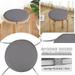 Hxoliqit Round Garden Chair Pads Seat Cushion For Outdoor Stool Patio Dining Room Four Ropes Seat Cushion Home Textiles Daily Supplies Home Decoration(Gray) for Living Room Or Car