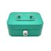 Small Cash Box with Key Lock Safe Handle And Lock Design Metal Coin Bank for Paper Money and Coin Storage