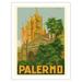 Palermo Sicily Italy - Duomo (Cathedral) - Vintage Travel Poster by Attilio Ravaglia c.1930s - Fine Art Matte Paper Print (Unframed) 20x26in
