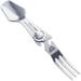 Chowlite - Mealtime Multitool With Folding/Locking Fork Spoon Can Opener And Screwdriver - 100% Stainless Steel - Perfect For Camping Hiking Backpacking And Hunting