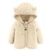 50% Off Clear!Baby Boys Girls Winter Snowsuit Coats Hoods Light Fleece Jackets For Toddlers Girls Boys Fleece Hoody Jackets Kids Zip Up Outerwear Coat Toddler Kids Jacket Sweatshirt for 0-6 Month