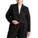 Plus Size Women's Barkwood x ELOQUII Faux Suede Crop Jacket With Pocket Details by ELOQUII in Black Onyx (Size 16)