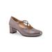 Extra Wide Width Women's Demi Pump by Trotters in Pewter (Size 8 1/2 WW)