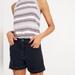 Madewell Shorts | Madewell Jean Denim Shorts Cutoff Clint Wash Black High-Rise Drop Frayed Hem 23 | Color: Black | Size: 23