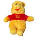 Disney Toys | 9" Winnie-The-Pooh Bear Bean Bag Plush Walt Disney Red Fuzzy Tee T-Shirt | Color: Red/Yellow | Size: 9”