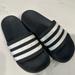 Adidas Shoes | Adidas Slides | Color: Black/White | Size: 1b