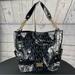 Coach Bags | Michael Kors Embossed Black Tote W/Gold Chain Accents On Handles, Authentic, New | Color: Black/Gold | Size: Os