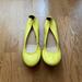 J. Crew Shoes | J. Crew Italian Leather Ballet Flats *Never Worn* | Color: Yellow | Size: 8