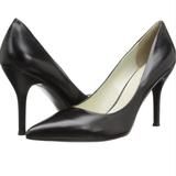 Nine West Shoes | Nine West Flat Black Pump Heels | Color: Black | Size: 8.5