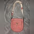 Coach Bags | Coach Pink Pebbled Leather Turnlock Swingpack Crossbody Shoulder Bag | Color: Pink | Size: Os