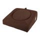 Moxa Stool, Incline Moxibustion Cushion Set Easy to Temperature Adjustable Soft Anti-scalding Linen Sponge Filling Multifunctional for Foot for Home (Brown)