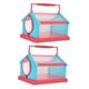 ibasenice 2pcs Box Insect Box Transparent Bug Critter Kids Critter Case Small Bug Cage Bug Catcher Cage Kid s Insect Observation Magnifying Glass Frame Plastic Toddler Butterfly Fish