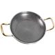 Housoutil Stainless Steel Hong Style Honeycomb Griddle Thickened Seafood Crayfish Rice Pot Creative Double Ear Plate Pan (26cm) Skillet Non Stick Frying Pans Omelet Pan Household