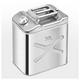 201 Stainless Steel Petrol Can Metal Jerry Can Fuel Can For Petrol And Diesel(Size:30L)
