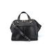 Z Spoke by Zac Posen Leather Satchel: Pebbled Black Print Bags