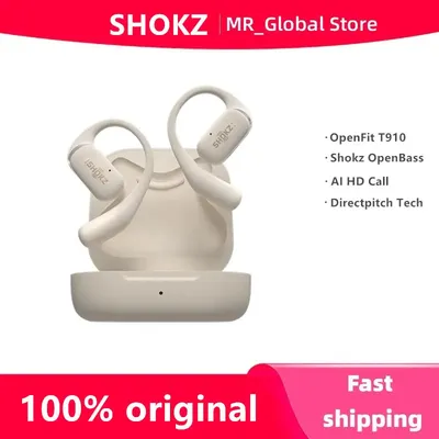 Shokz-Casque Bluetooth OpenFit T910 aide auditive de sport avec audio directionnel réduction du