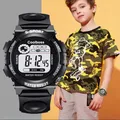 Montre électronique de Sport militaire pour enfants pour garçons et filles cadran lumineux