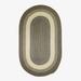 Brown/White Oval 7" x 9" Area Rug - Rosalind Wheeler Oval Aoko Abstract Handmade Braided 5' x 2' Indoor/Outdoor Area Rug in Brown/Beige Jute & Sisal | Wayfair