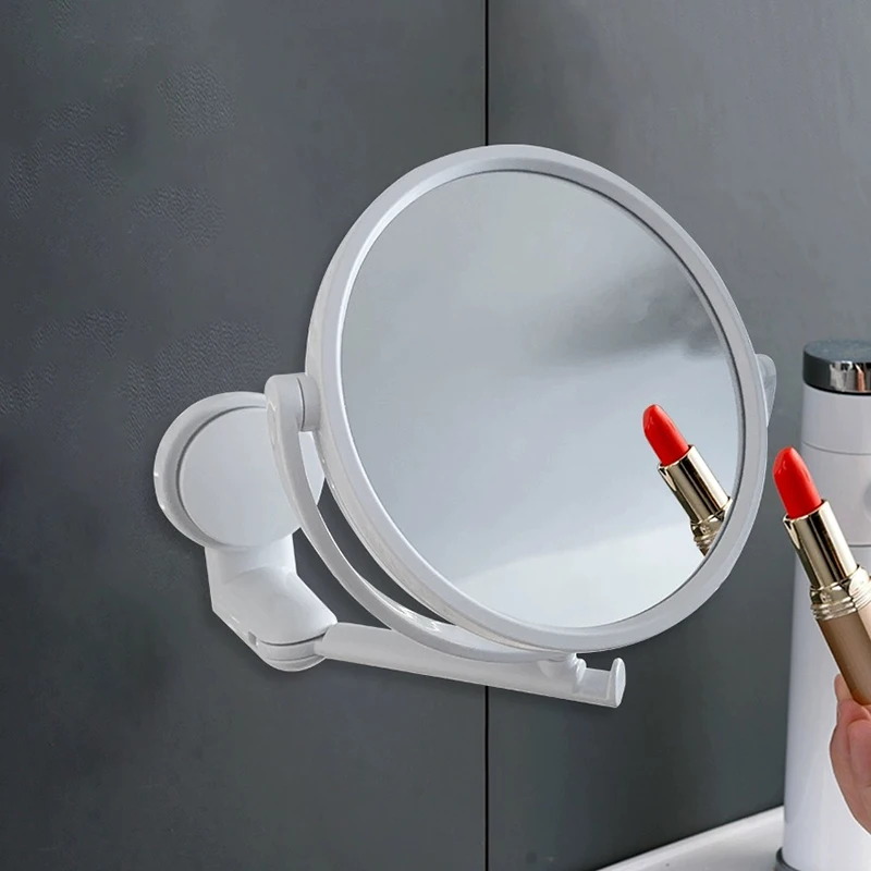 Bad Wand Bad Spiegel Loch frei Spiegel Saugnapf klappbaren Kosmetik spiegel Wand HD Bad zubehör montiert