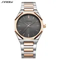 Sinobi Top Luxus Herren Rose Gold Uhren Mode Business Mann Quarz Armbanduhren Original Edelstahl