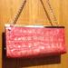 Dooney & Bourke Bags | Dooney & Bourke Pink Nile Italy Collection Rare W/Metallic Chain Strap | Color: Pink/Silver | Size: Os