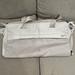 Nike Bags | Nike Gym Bag Shoe Pouch White Cream Adjustable Strap Weekender Bag | Color: Cream/White | Size: Os