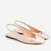 J. Crew Shoes | Nwt J. Crew Satin Ballet Slingbacks With Crystal Bow In Mauve Blush Size 6 | Color: Pink/Silver | Size: 6