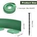 Landscape Edging, 1Pcs 33FT x 2" No Dig Garden Edging Kit w 30 Stakes - Green - 33FT x 2"