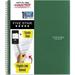 Five Star Wirebound Notebook - 1 Subject(s) - 100 Sheets - 100 Pages - Wire Bound - Letter - 8 1/2 x 11 - Forest GreenPlastic Cover - Double Sided Sheet Bleed Resistant Pe | Bundle of 2 Each