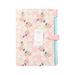 Apmemiss Clearance 6 Pockets File Folder Organizer Water Resistant Peony Floral Botanical Flower Document Bag with Zipper Filing Folder Expanding File Pouch Storage for School office