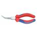 KNIPEX 31 25 160 6 1/4 in Bent Long Nose Plier Multi-Component Grip Handle