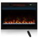 LELINTA 23inch W Electric Fireplace Insert Infrared Quartz Fireplace Heater Electric Fireplace Insert with Remote Control