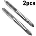 BUYISI 2pcs M3-M16 HSS Screw Tap Drill Bit Set Straight Flute Plug Tap Hand Tools M6