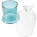 Clear Container with Lid Wedding Candles Aromatherapy Glass Cover Cloche Dome Cake Containers Match