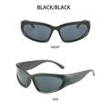 XIAN Cycling Goggles Cycling Glasses UV Protection Big Frame for Golf Driving Shades Sun Glasses Black Frame Gray