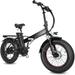 Yoloway Mars Electric Bike for Adults 500W Foldable 20 x 4.0 Fat Tire Electric Bicycle 48V 12.5AH Removable Battery Electric Folding Bike with Dual Shock Absorber