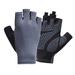 XIAN Half Finger Gloves For Women Mens Cycling Gloves Half Finger Women Cycling Gloves Half Finger M Gray