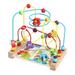 Almencla Wooden Bead Maze Toys Colorful Roller Coaster Design Early Shape & Math Developmental Toy Durable and Playable Suitable for Kids Boy and Girl New Year Gift Easy to Install