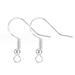 925 Sterling Silver French Wire Earring Hooks Fish Hook Earrings Sterling Silver Earwires - style:style1;