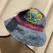 Disney Accessories | Disney Baby Stitch Sun Swim Embroidered Jean Hat Size 0-6m Nwt Upf 50 Beach | Color: Blue/Pink | Size: 0-6m