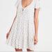 American Eagle Outfitters Dresses | American Eagle Tiered Babydoll Floral Dress | Color: Blue/White | Size: M