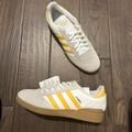 Adidas Shoes | Adidas Busenitz Skate Shoes Men's Size 11 White/ Yellow Ig5254 | Color: White/Yellow | Size: 11