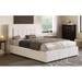 Latitude Run® Hadeed Queen Storage Standard Bed Upholstered/Velvet/Metal in Brown | 44.5 H x 65.7 W x 84.8 D in | Wayfair