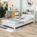 Ivy Bronx Jaydamarie Low Profile Storage Standard Bed Wood in White | 31 H x 43 W x 87 D in | Wayfair E5FA1C5B90EC4D26AB119C11531CCF78