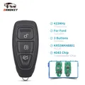 Dandkey-Clé télécommande à 3 boutons pour voiture pour Ford Focus c-max Mondeo Kuga Fi.C. b-max