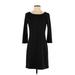 Old Navy Casual Dress - Sheath: Black Solid Dresses - Women's Size Small