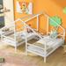 Double Twin Size Triangular House Beds