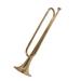 Lixada Brass B Flat Bugle Call Trumpet with Mouthpiece Suitable for School Band Beginner Orchestra